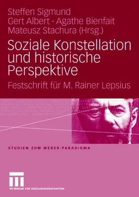 Sigmund / Stachura / Albert |  Soziale Konstellation und historische Perspektive | Buch |  Sack Fachmedien