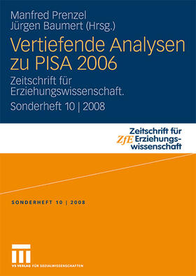 Baumert / Prenzel |  Vertiefende Analysen zu PISA 2006 | Buch |  Sack Fachmedien