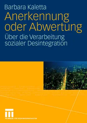 Kaletta |  Anerkennung oder Abwertung | Buch |  Sack Fachmedien