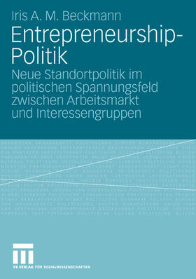 Beckmann |  Entrepreneurship-Politik | Buch |  Sack Fachmedien