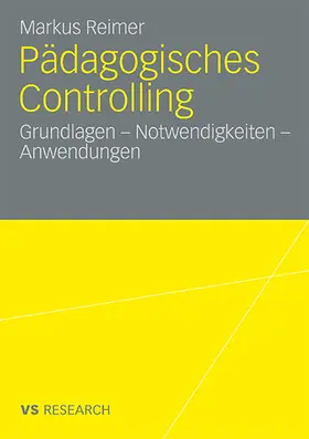 Reimer |  Pädagogisches Controlling | Buch |  Sack Fachmedien