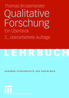 Brüsemeister |  Qualitative Forschung | Buch |  Sack Fachmedien