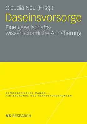 Neu |  Daseinsvorsorge | Buch |  Sack Fachmedien