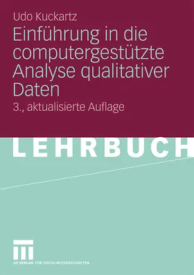 Kuckartz |  Einführung in die computergestützte Analyse qualitativer Daten | Buch |  Sack Fachmedien