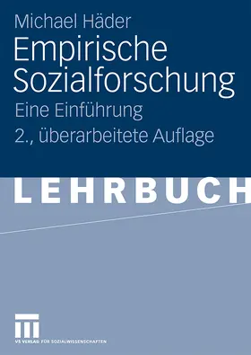 Häder |  Empirische Sozialforschung | Buch |  Sack Fachmedien