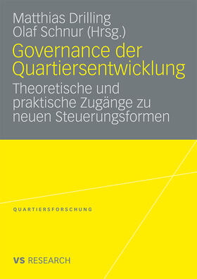 Schnur / Drilling |  Governance der Quartiersentwicklung | Buch |  Sack Fachmedien
