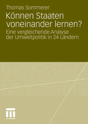 Sommerer |  Können Staaten voneinander lernen? | Buch |  Sack Fachmedien