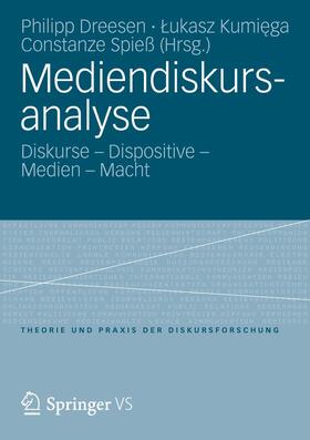 Spieß / Dreesen / Kumiega |  Mediendiskursanalyse | Buch |  Sack Fachmedien