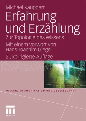 Kauppert |  Erfahrung und Erzählung | Buch |  Sack Fachmedien