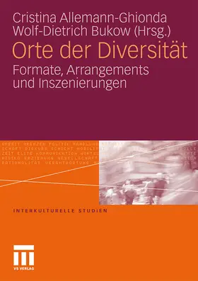 Bukow / Allemann-Ghionda |  Orte der Diversität | Buch |  Sack Fachmedien