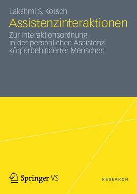 Kotsch |  Assistenzinteraktionen | Buch |  Sack Fachmedien