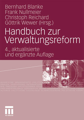 Blanke / Wewer / Nullmeier |  Handbuch zur Verwaltungsreform | Buch |  Sack Fachmedien