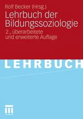 Becker |  Lehrbuch der Bildungssoziologie | Buch |  Sack Fachmedien