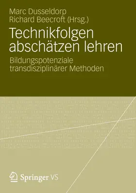 Dusseldorp / Beecroft |  Technikfolgen abschätzen lehren | Buch |  Sack Fachmedien