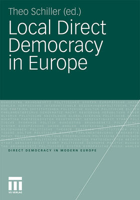 Schiller |  Local Direct Democracy in Europe | Buch |  Sack Fachmedien