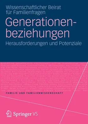 Gerlach |  Generationenbeziehungen | Buch |  Sack Fachmedien