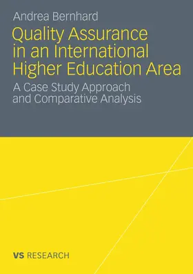 Bernhard |  Quality Assurance in an International Higher Education Area | Buch |  Sack Fachmedien