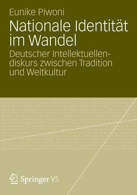 Piwoni |  Nationale Identität im Wandel | Buch |  Sack Fachmedien