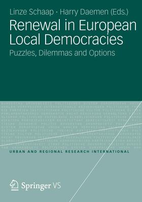Schaap / Daemen |  Renewal in European Local Democracies | Buch |  Sack Fachmedien
