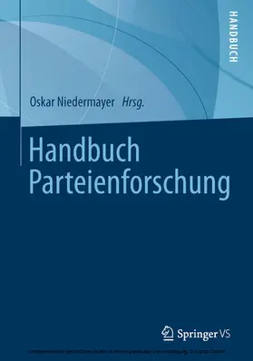 Niedermayer | Handbuch Parteienforschung | E-Book | sack.de