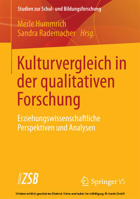 Hummrich / Rademacher |  Kulturvergleich in der qualitativen Forschung | eBook | Sack Fachmedien