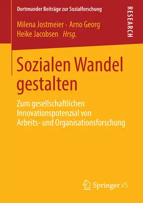 Jostmeier / Georg / Jacobsen |  Sozialen Wandel gestalten | eBook | Sack Fachmedien