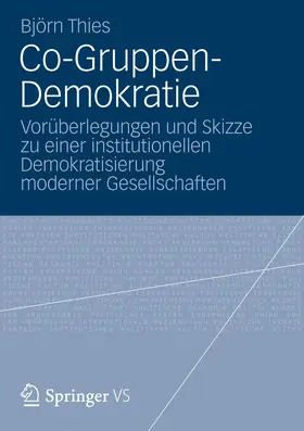 Thies |  Co-Gruppen-Demokratie | Buch |  Sack Fachmedien