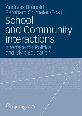 Brunold / Ohlmeier |  School and Community Interactions | Buch |  Sack Fachmedien