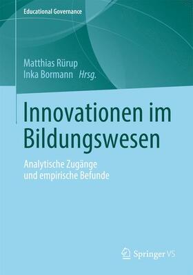 Bormann / Rürup |  Innovationen im Bildungswesen | Buch |  Sack Fachmedien