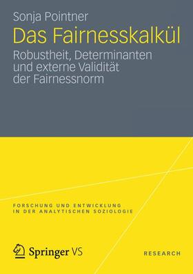 Pointner |  Das Fairnesskalkül | Buch |  Sack Fachmedien