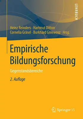 Reinders / Gniewosz / Ditton |  Empirische Bildungsforschung | Buch |  Sack Fachmedien