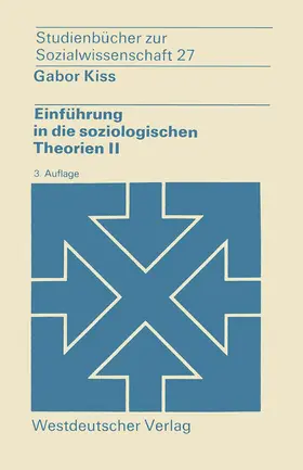  Einführung in die soziologischen Theorien II | Buch |  Sack Fachmedien