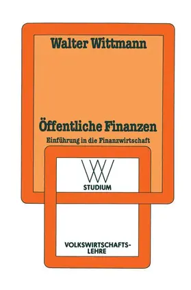 Wittmann |  Öffentliche Finanzen | Buch |  Sack Fachmedien