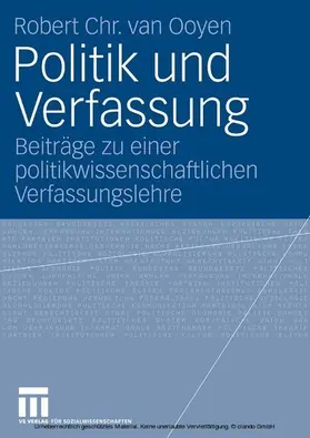 van Ooyen |  Politik und Verfassung | eBook | Sack Fachmedien