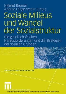 Bremer / Lange-Vester |  Soziale Milieus und Wandel der Sozialstruktur | eBook | Sack Fachmedien