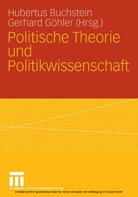Buchstein / Göhler |  Politische Theorie und Politikwissenschaft | eBook | Sack Fachmedien