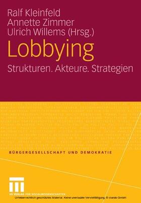 Kleinfeld / Zimmer / Willems |  Lobbying | eBook | Sack Fachmedien