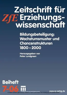 Lundgreen |  Bildungsbeteiligung: Wachstumsmuster und Chancenstrukturen 1800 - 2000 | eBook | Sack Fachmedien