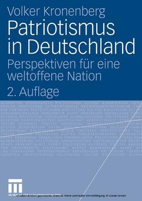 Kronenberg |  Patriotismus in Deutschland | eBook | Sack Fachmedien