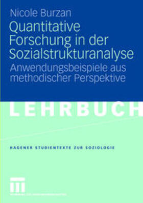 Burzan |  Quantitative Forschung in der Sozialstrukturanalyse | eBook | Sack Fachmedien