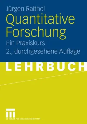 Raithel |  Quantitative Forschung | eBook | Sack Fachmedien