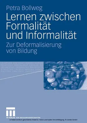 Bollweg |  Lernen zwischen Formalität und Informalität | eBook | Sack Fachmedien