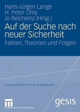 Lange / Ohly / Reichertz |  Auf der Suche nach neuer Sicherheit | eBook | Sack Fachmedien