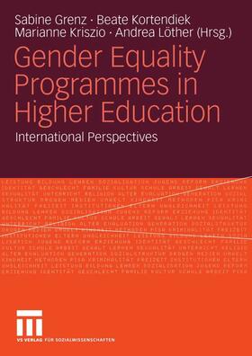 Grenz / Kortendiek / Kriszio |  Gender Equality Programmes in Higher Education | eBook | Sack Fachmedien