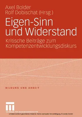 Bolder / Dobischat |  Eigen-Sinn und Widerstand | eBook | Sack Fachmedien