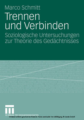 Schmitt |  Trennen und Verbinden | eBook | Sack Fachmedien