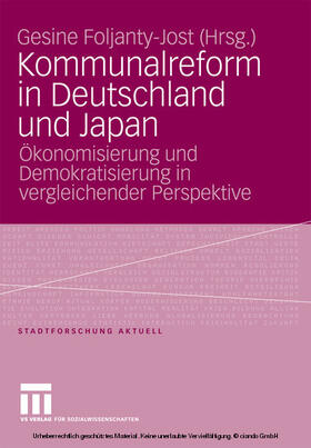 Foljanty-Jost |  Kommunalreform in Deutschland und Japan | eBook | Sack Fachmedien