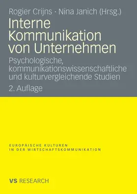 Crijns / Janich |  Interne Kommunikation von Unternehmen | eBook | Sack Fachmedien