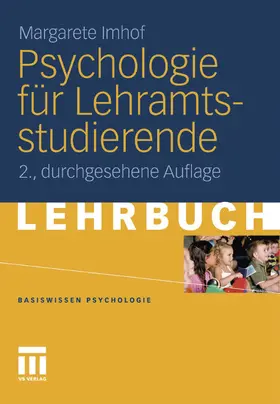 Imhof |  Psychologie für Lehramtsstudierende | eBook | Sack Fachmedien