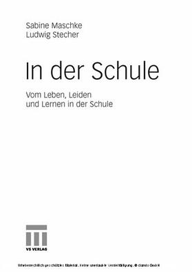 Maschke / Stecher |  In der Schule | eBook | Sack Fachmedien